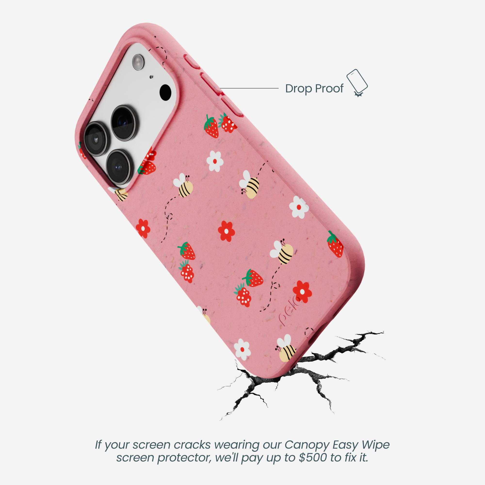 BEES-N-BERRIES_IP17P_BubblegumPink