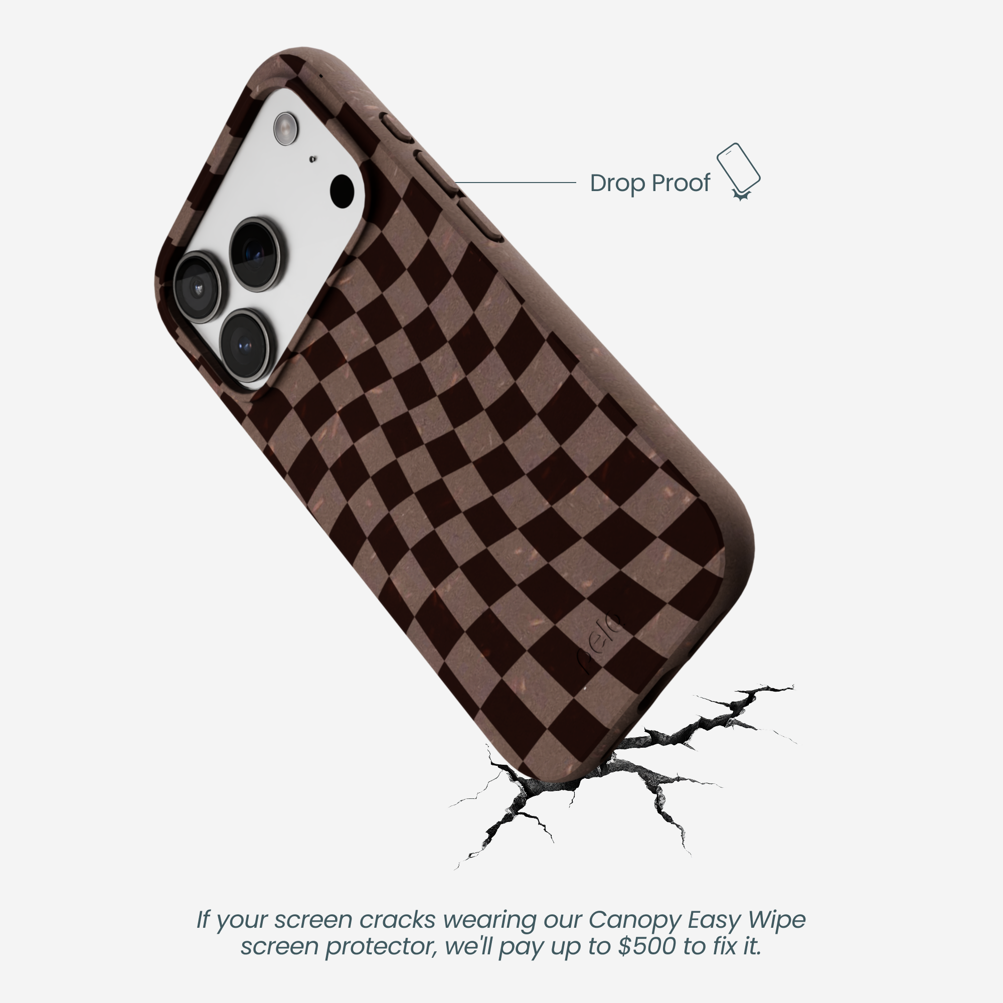 CAFE-CHECK_IP17P_ChocolateBrown