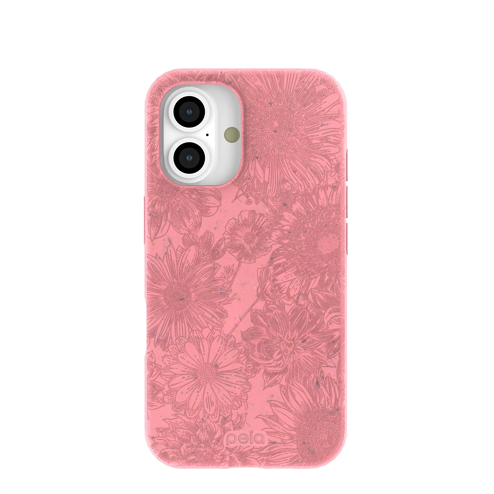 Bubblegum Pink Flora iPhone 16 Case