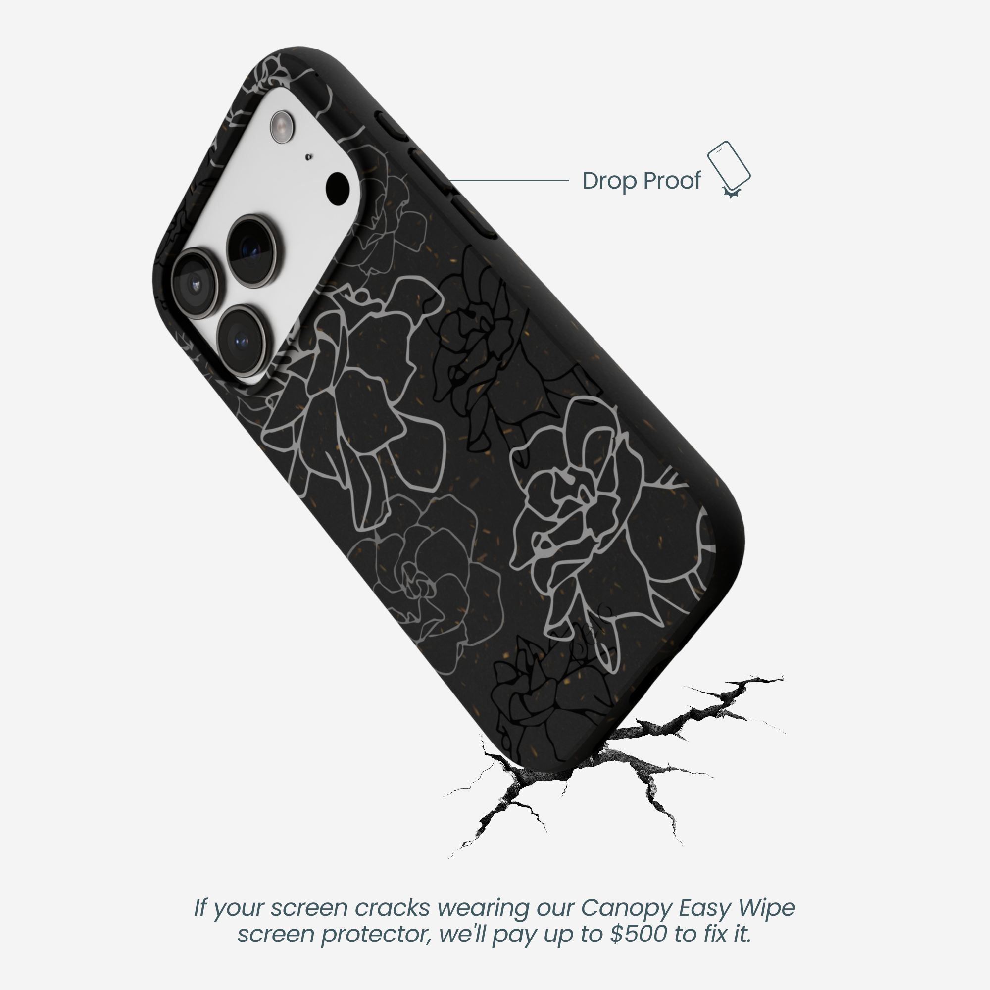 GARDENIA-LINES_IP17P_Black