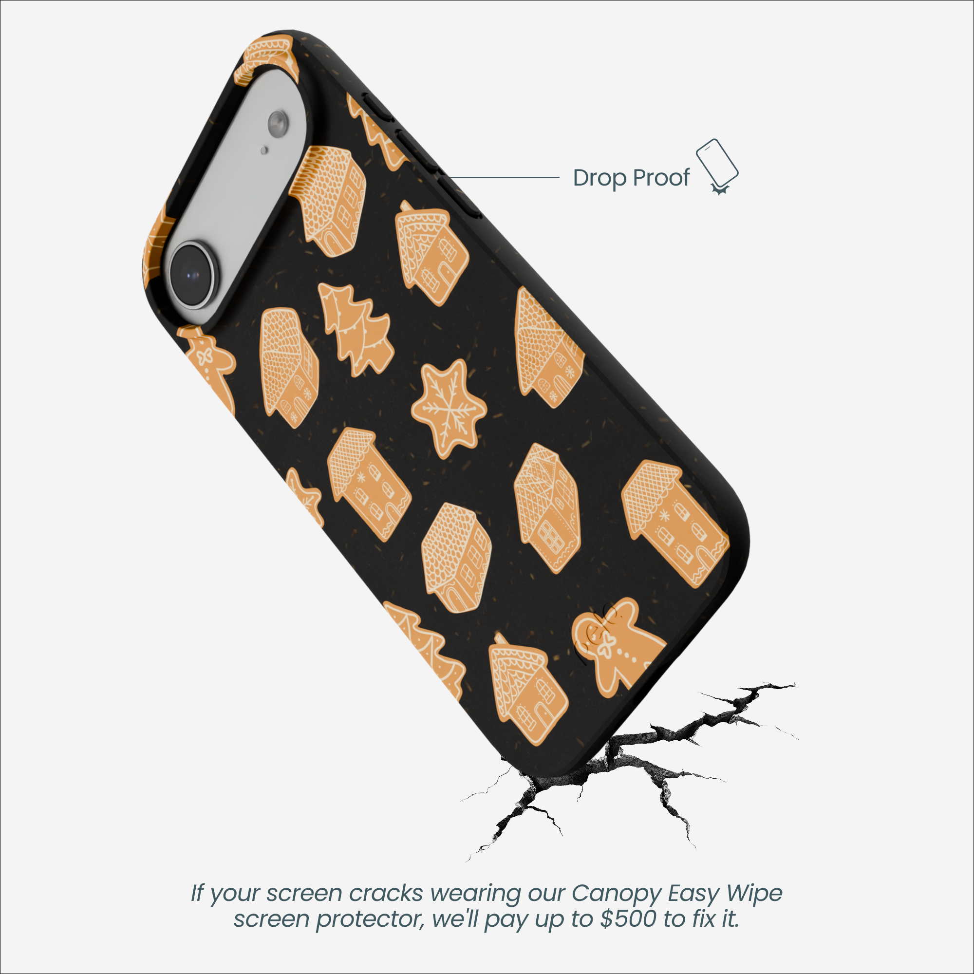 GINGERBREAD-DREAMS_IP17AIR_Black