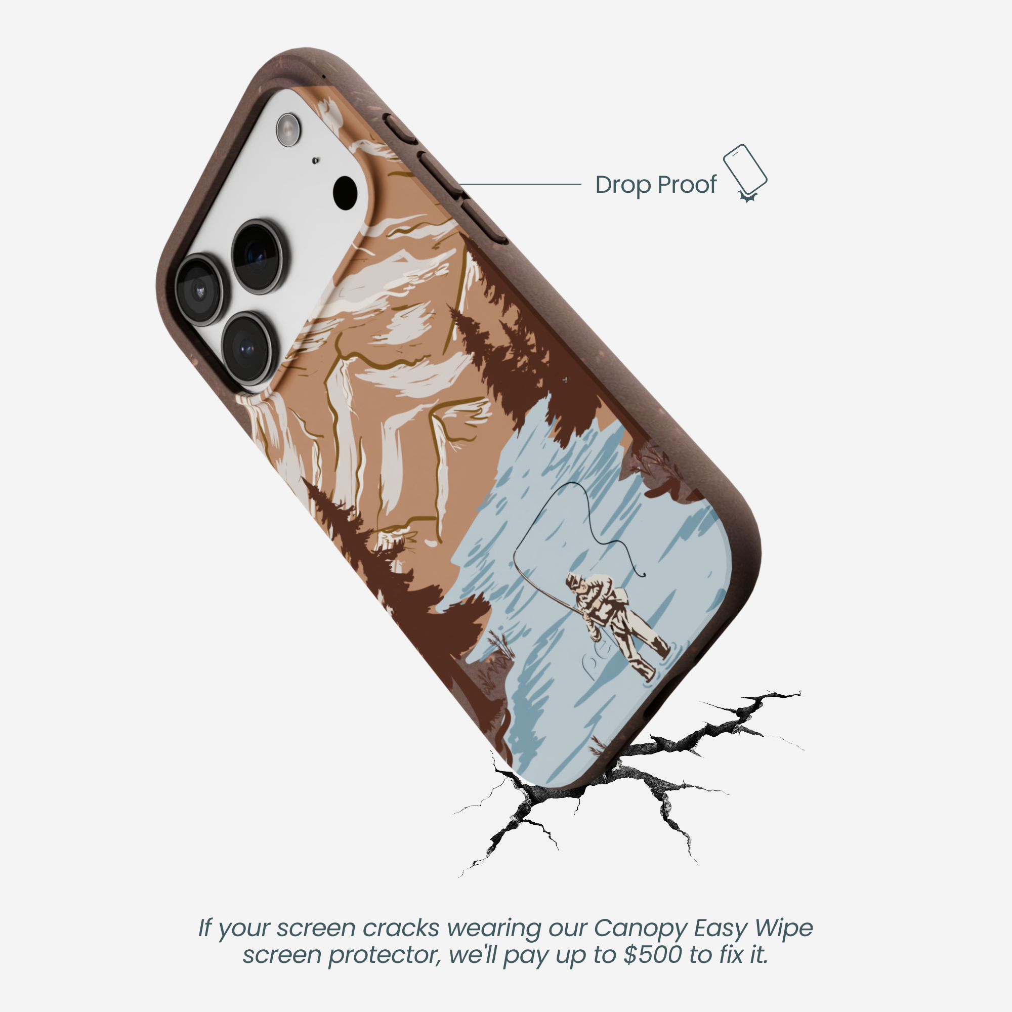 GONE-FISHING_IP17P_ChocolateBrown