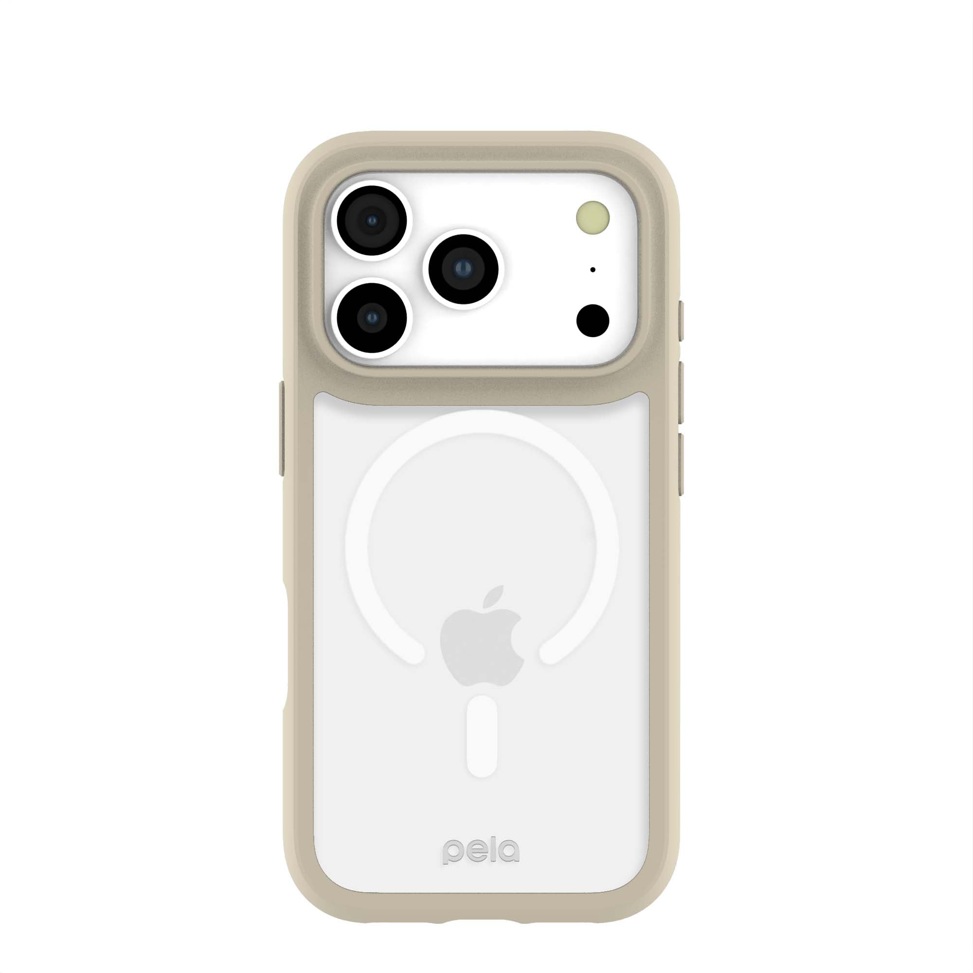 Clear iPhone 17 Pro Case with London Fog Ridge (MagSafe Included)