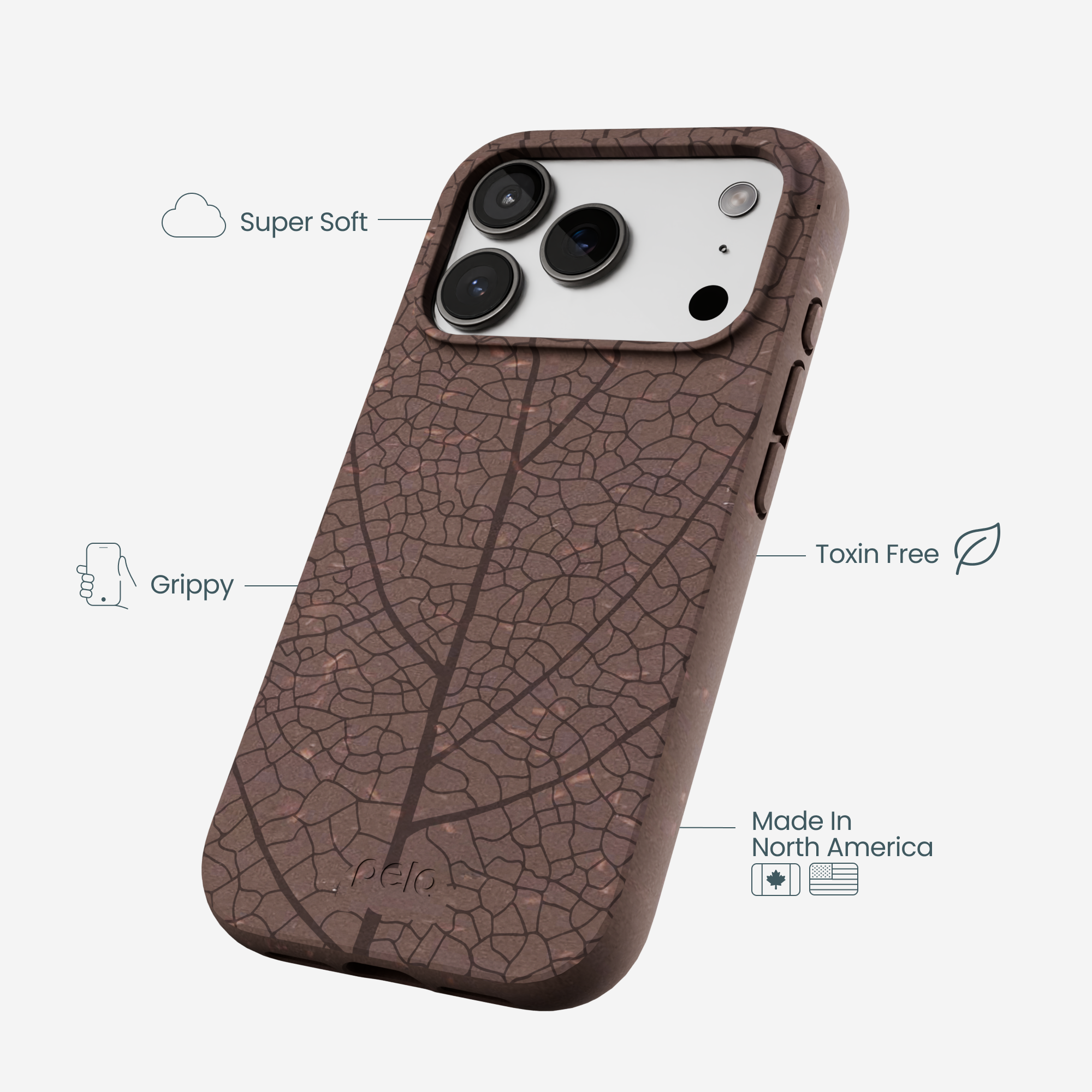 LEAF-VEINS_IP17P_ChocolateBrown