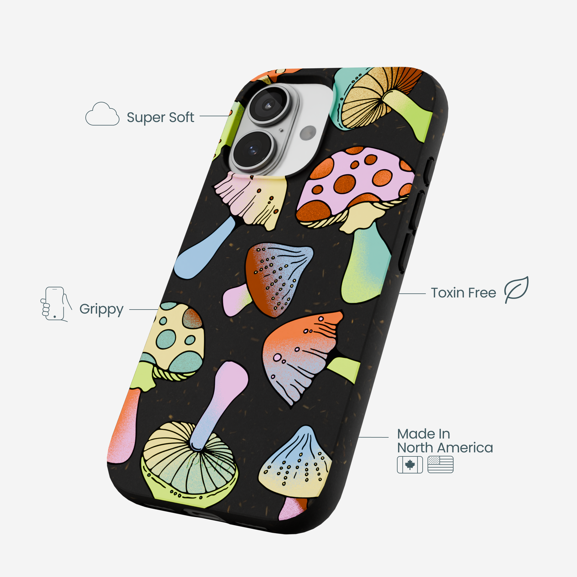 MUSHROOM-PARTY_IP17_Black