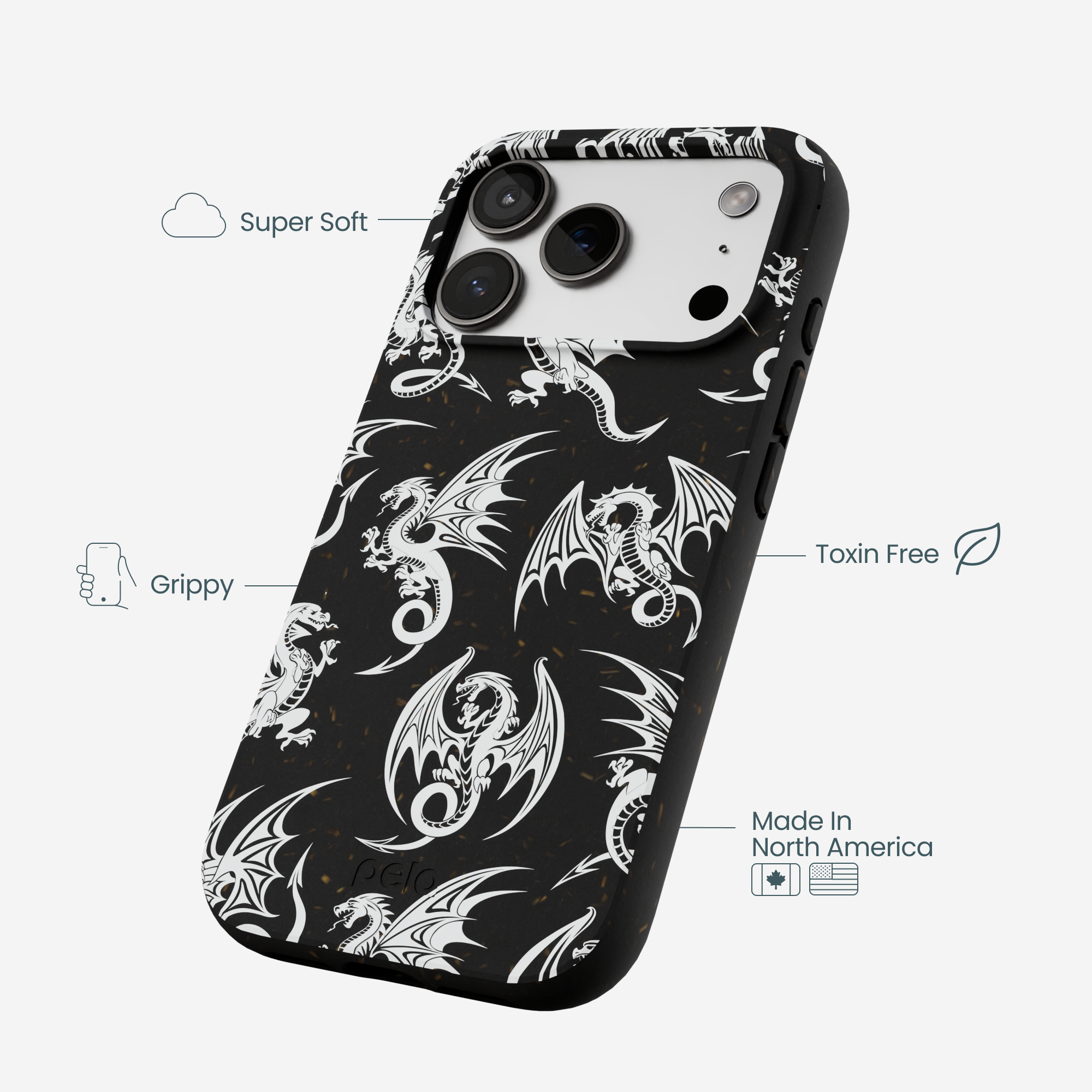 MYTHICAL-DRAGONS_IP17P_Black