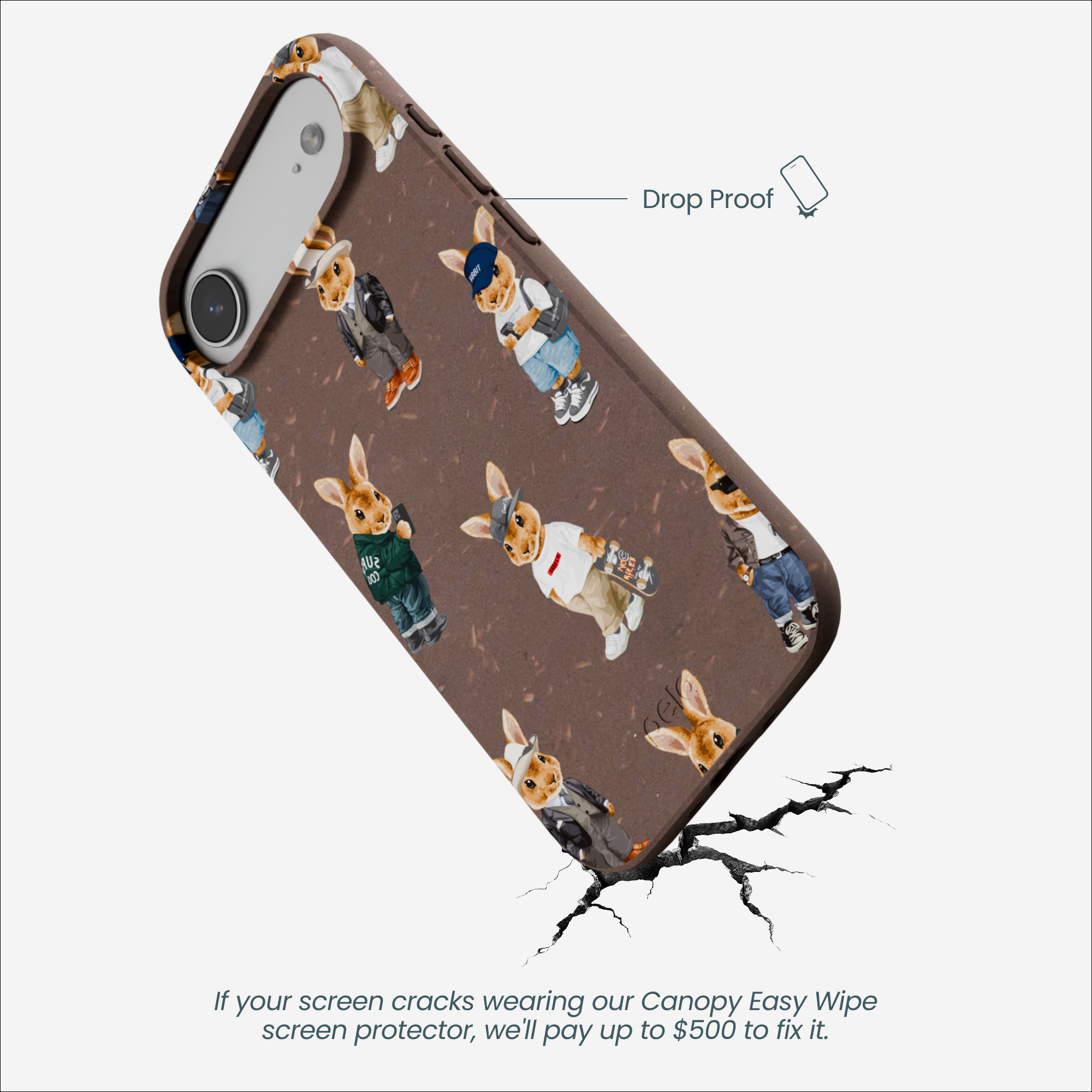 RABBIT-FRIENDS_IP17AIR_ChocolateBrown