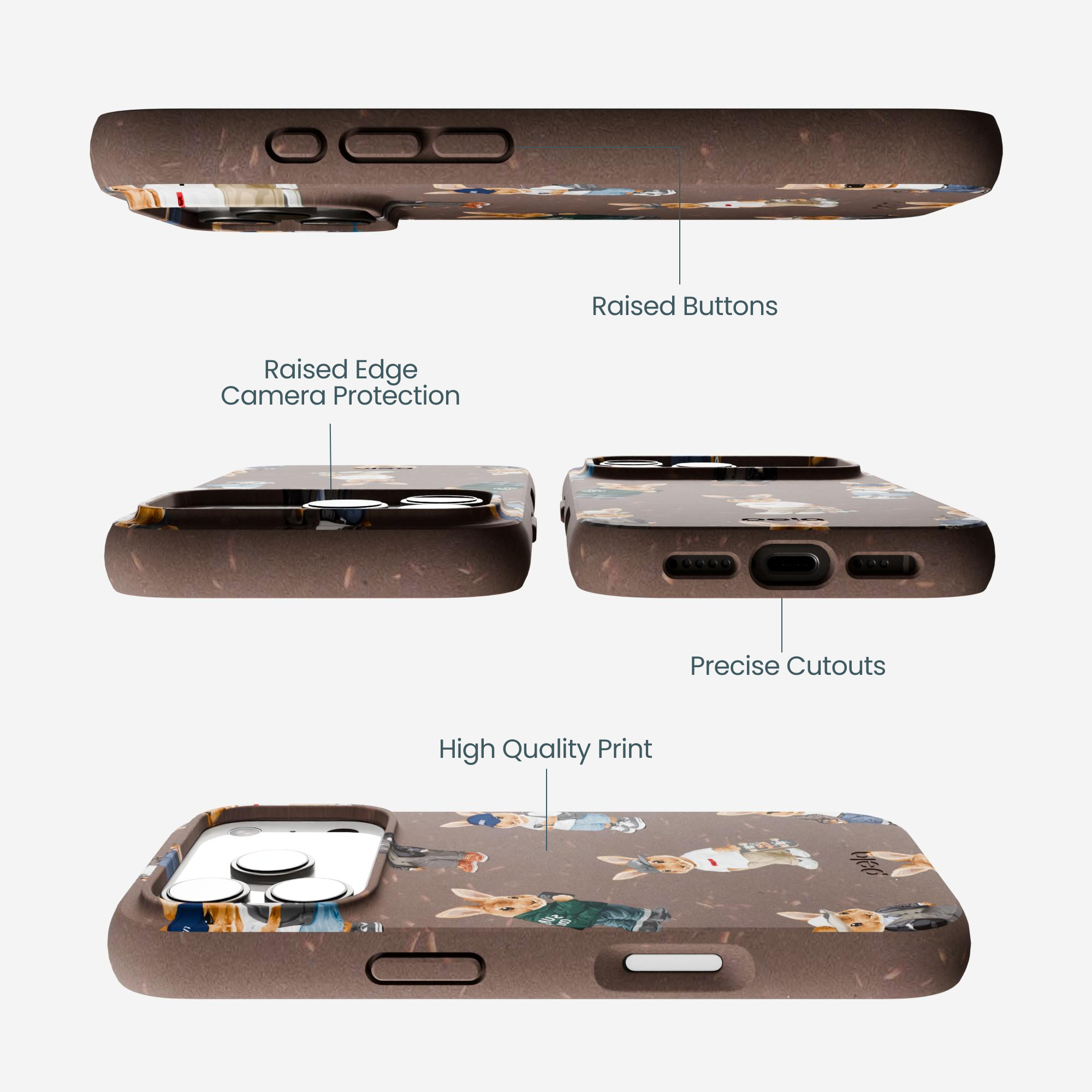 RABBIT-FRIENDS_IP17P_ChocolateBrown