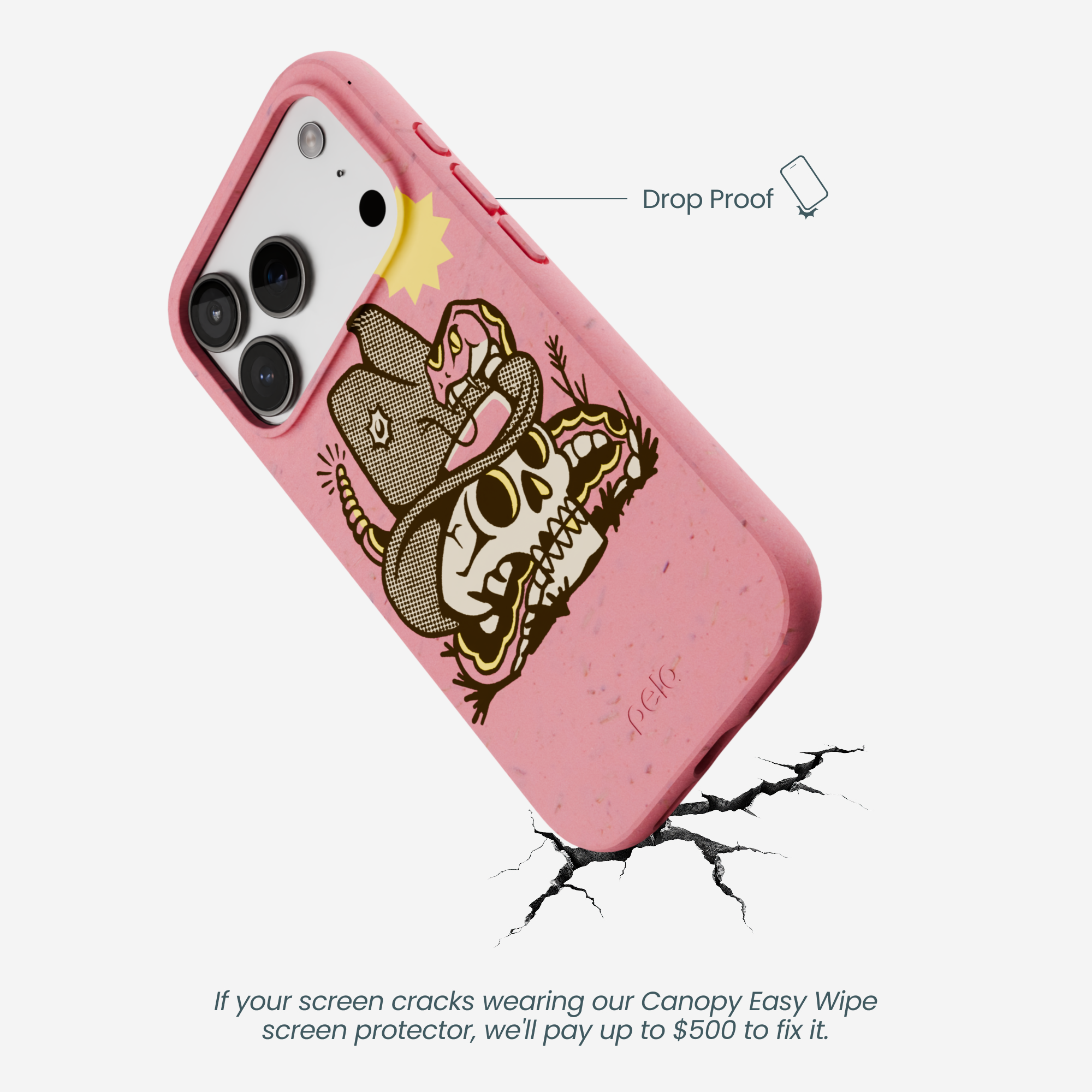 SNAKEBITE_IP17P_BubblegumPink