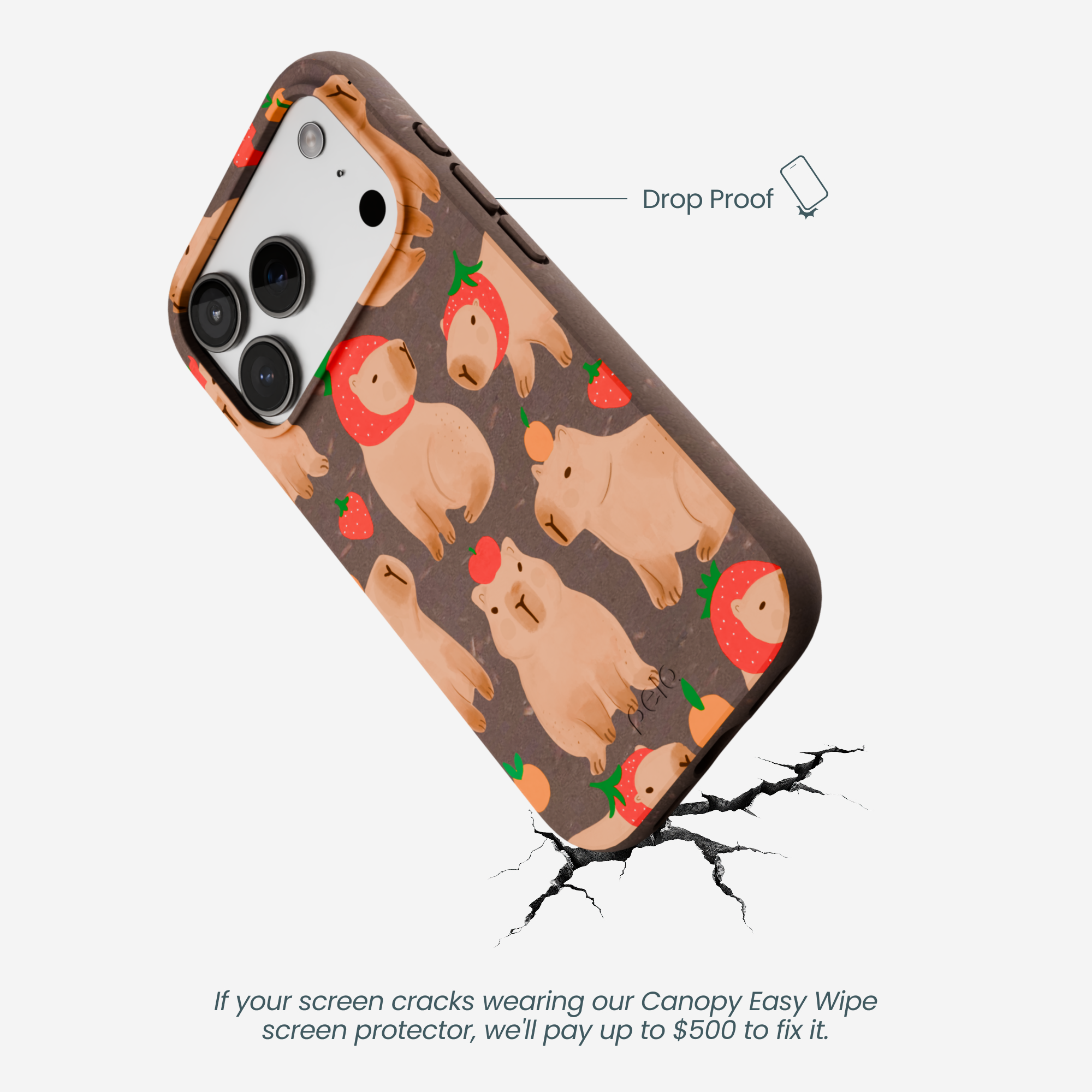 SWEET-CAPYBARAS_IP17P_ChocolateBrown